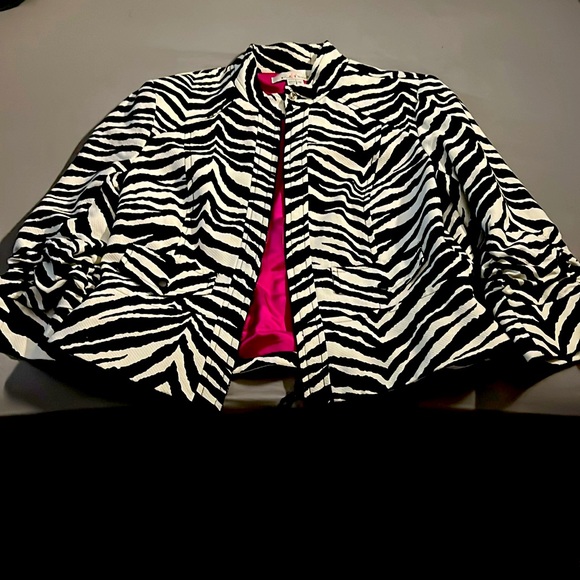 zebra print jacket/blazer - Picture 1 of 7